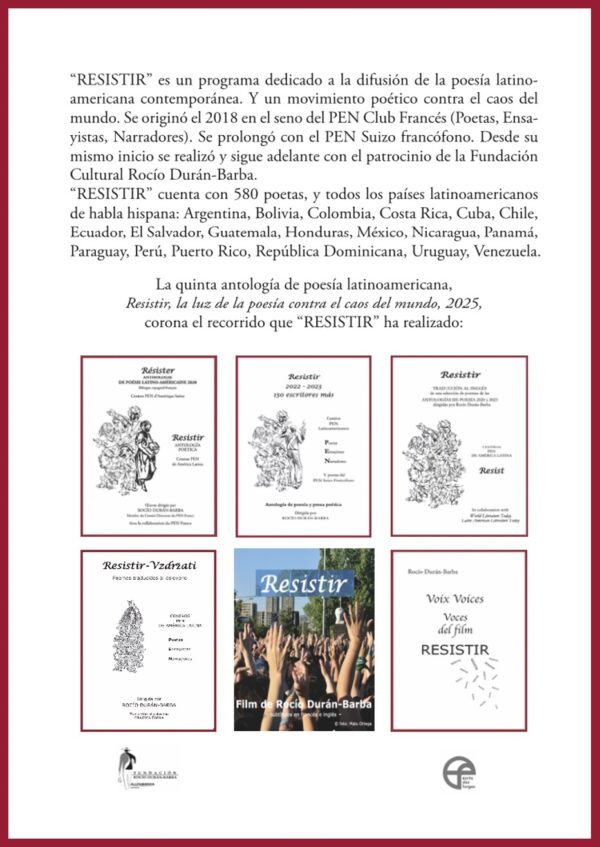 contraportada-Antologia-Resistir-2025-4e-couverture-anthologie-Resister-2025-Rocio-Duran-Barba