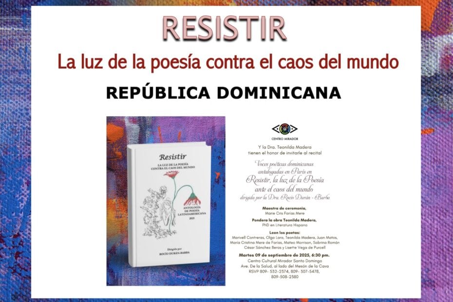 RESISTIR-2025-Republica-Dominicana-Resister-2025-Republique-Dominicaine-Rocio-Duran-Barba