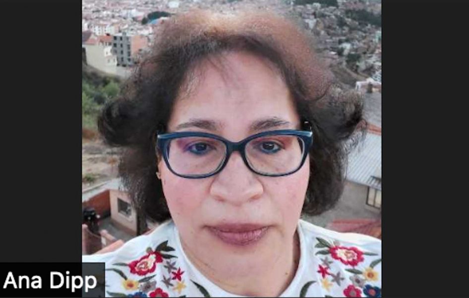 Ana María Dipp Presidenta de PEN Bolivia – Président du PEN Bolivien – Rocío Duran-Barba Ana María Dipp Presidenta de PEN Bolivia - Président du PEN Bolivien - Rocío Duran-Barba