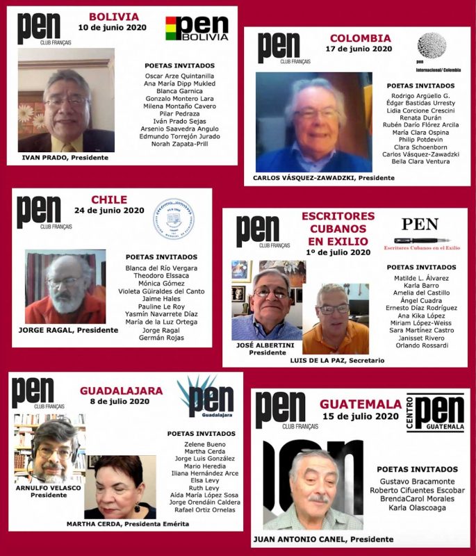 Presidentes centros PEN latinoamericanos - Resistir - Présidents des Centres PEN d'Amérique latine - Résister - Rocío Durán-Barba